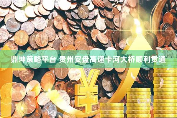 鼎坤策略平台 贵州安盘高速卡河大桥顺利贯通